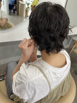 マップデザイン(map design) ショートウルフパーマ