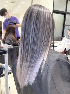 クアトログランシュ ひたちなか店(QUATRO×GranCieux) バレイヤージュ　ひたちなか/ブリーチ/ハイトーン