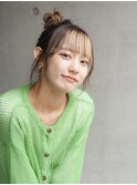 ヘアアレンジ/お団子/お呼ばれヘア