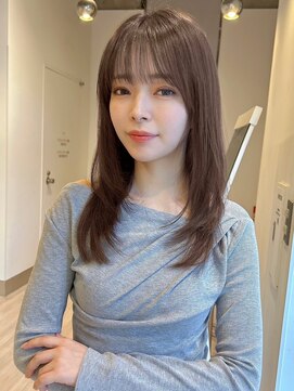 ユーフォリア 青山(Euphoria) 20代30代ストレートミルフィーユカラー寒色系透明感美肌