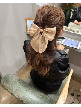 フロウクラウド(FLOW CLOUD) ハーフアップ