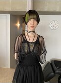 マッシュショート/ショート/インナーカラー