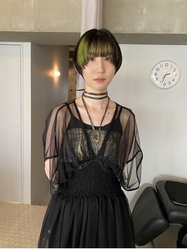 シセイ 青山(SHISEI) マッシュショート/ショート/インナーカラー