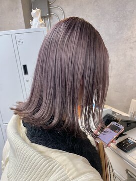 リミットバイアフィナー 大宮店(limit by Afinar) ヘイリーボブ/切りっぱなしボブ/ピンクラベンダー