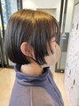 ユニコヘア(unico hair)&nbsp;透明感暗髪にミニボブ姫カットは相性◎