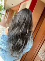 アース 常盤平店(HAIR & MAKE EARTH)&nbsp;グレージュ×ハイライト×ウェーブロング