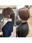 30代40代50代ショート白髪ぼかし白髪染め髪質改善ハイライト井