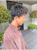 ピンパーマ/スパイキーショート/メンズ/無造作/刈り上げ