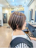 ニューモヘアー 立川(Pneumo hair)&nbsp;ハイライト☆ショートボブ
