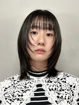 マッシュ アドベ 八戸ノ里(MASHU ADOBE) ミディアム/レイヤー/韓国/黒髪