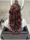 サイドお団子/心斎橋ヘアセット