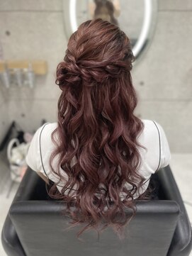 ヘア サロン クラン 東心斎橋店(hair salon clan) サイドお団子/心斎橋ヘアセット