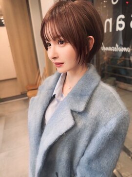 大人ガーリー/似合わせカット/ショートボブ20代30代40代50代仙台