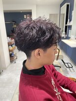 オシャマ ヘアー サンク 二川店(Oshama hair CinQ5)&nbsp;紫ハイライト