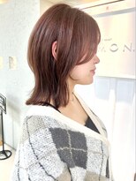 カモン(CAMON)&nbsp;レイヤー×くびれミディアム＊顔まわりカット