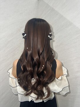 プルクラギンザ(PulchraGINZA) ハーフツイン/ヨシン/韓国/ハーフアップ/パール/ブライダル/結婚