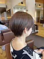 ロッカ(ROCCA) ブリーチなしダブルカラー×透け感ベージュショート