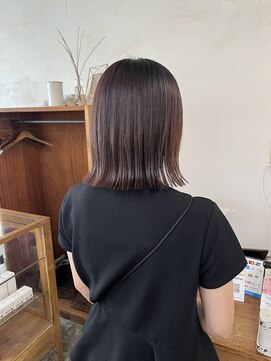 スロウ(sloe) 切りっぱなしボブ