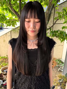 互感 トモシビ 富山インター店(互感 tomoshibi) 韓国風姫レイヤーロング