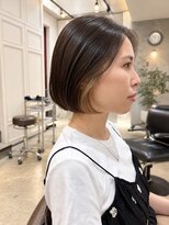 エトネ ヘアーサロン 仙台駅前(eTONe hair salon)&nbsp;艶感たっぷり大人のワンカールボブ