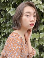 ルティア(Lutia)&nbsp;外ハネ くびれボブ センターパート！