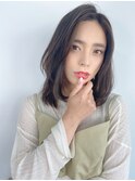 大人かわいいナチュラルミディアム ×アッシュブラウン