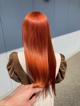 リミックス 飯塚店(Remix) バレンシアオレンジカラー※ブリーチ有◎20代30代