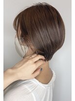 ロッカ ヘアーイノベーション(rocca hair innovation) 暖色系カラー/襟足スッキリショートボブ
