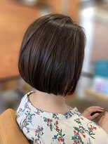 アドラーブル はなみずき店(adorable)&nbsp;30代40代シアブラウン小顔上品ショートボブ透明感美肌