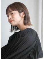 ガーデン オオタカノモリ(garden otakanomori)&nbsp;暗髪透明感×大人ショートボブ×ナチュラルボブ×外ハネボブ