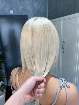 ワンズミラー 立川(ONE'S MIRROR) 黒髪/前髪パーマ/グレーベージュ/レイヤーロング/インナーカラー