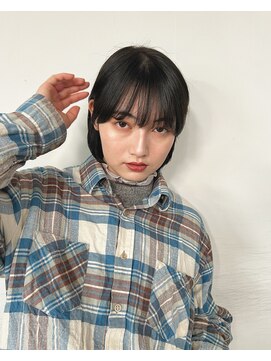 トレス(TRESS) 内巻きボブ　レイヤーボブ　切りっぱなしボブ　耳掛けボブ