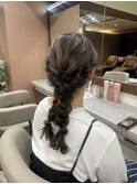 【デート前のプチアレ】編み込みヘアアレンジ