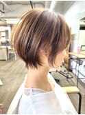 大人可愛い丸みショート 熊本 ruen 上通り 山田大貴