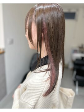 エティル(etil) インナーカラー　pink