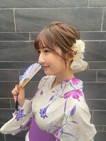 ソノ(sono)&nbsp;浴衣ヘアセット　アップヘア　シニヨン　シニヨンアレンジ