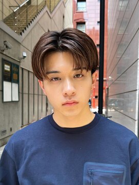 ガーデン 銀座(GARDEN) 艶センターパートニュアンスパーマカルマパーマダークアッシュ