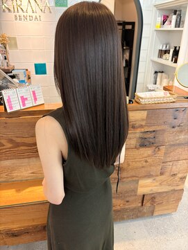 キラーナセンダイ(KiRANA SENDAI) [サラツヤロングヘア/メテオカラー]髪質改善