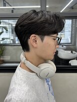 メンズ/メンズセンターパート/ニュアンスパーマ
