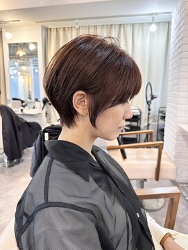 トッカ ヘアアンドトリートメント 難波店 小顔似合わせカット愛されクールショート20代/30代40代50代/難波
