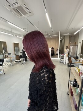 ミリ 奈良店(mm) 透明感レッドカラー