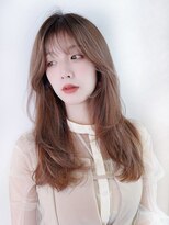 ボヌール 銀座並木通り店(Bonheur)&nbsp;【銀座有楽町】くすみベージュが可愛い韓国風ゆるカールヘア