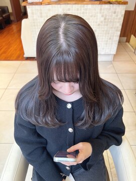 ファーレンピュア(FAHREN PURE) グレージュ/髪質改善/ミディアム/韓国カラー/和光市