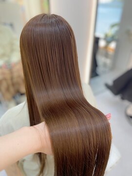 ジーナ 博多筑紫口(Zina) 赤み無しベージュ×髪質改善トリートメント/YURI/博多美容室