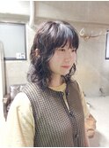 ミディアムパーマ