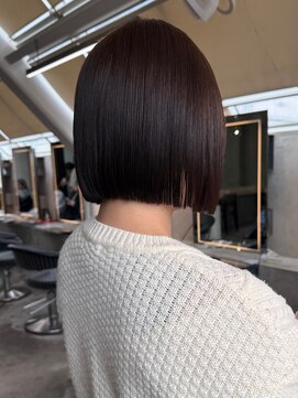 ロンド 表参道店(Lond) イメチェン外ハネボブ美髪ワイドバング/ショートボブ髪質改善