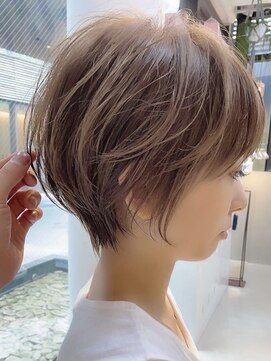 ラフ 立川(Laff) 似合わせカット丸みショートカットショートボブニュアンスカラー