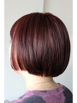 ジーン カットクラブ レディース(GENE CUTCLUB Lady's)&nbsp;ミニボブ×ワインレッドカラー