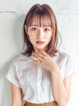 ルアナ(hair&make Luana) すっきり耳かけミディ_Recommend Style☆【 ルアナ  相模大野 】
