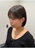 切りっぱなしボブ/刈り上げボブ/ミニボブ/似合わせ